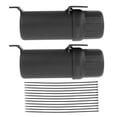 thumbnail image 1 of Tubo de herramientas para motocicleta, fácil de instalar, accesorio, guantes, impermeable, caja de almacenamiento, 2 unidades 2x grandes sin cerradura, 1 of 9