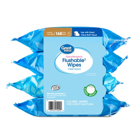 Flushable Wet Wipes