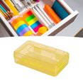 thumbnail image 3 of Pencil Box, Fashionable Clear Simple Snap Lid Pencil Case Portable  For Classroom, 3 of 8