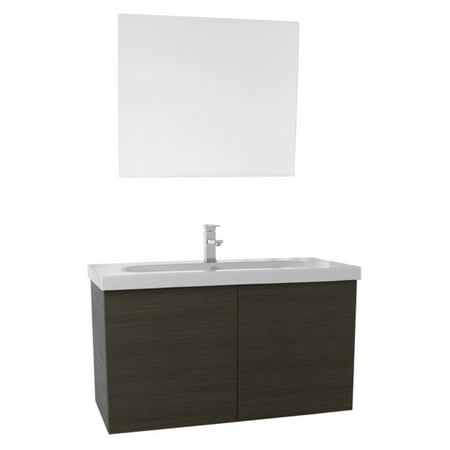 Iotti By Nameeks 39 In Wall Mounted Single Bathroom Vanity Set With Wall Mounted Single Bathroom Vanity Set With Oval Sink