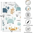 thumbnail image 3 of Coolnut Crabs Kitchen Dish Towel Set of 1, Soft Absorbent Drying Dishcloths Dish Towels with Hanging Loop for Kitchen Bathroom Bar Home Decor, 28 x 18 Inch Washcloth Gift, 3 of 7