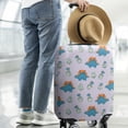 thumbnail image 2 of Lavender Dinosaurs Hatching Eggs Luggage Cover Fashion Suitcase Cover Baggage Covers Fit 25-28 Inch Luggage (Go Travel), 2 of 5