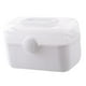 thumbnail image 1 of Caja organizadora de medicamentos con tapa, vendajes y estuche de primeros auxilios. Blanco L, 1 of 3