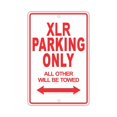 thumbnail image 1 of CADILLAC XLR Parking Only All Others Will Be Towed Ridiculous Funny Novelty Garage Aluminum Sign 12"x18" Plate, 1 of 1