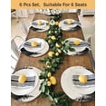 thumbnail image 4 of 13 Inch Round Placemats Set of 6, Mist Forest Non Slip Heat Insulation PP Table Mats, Beige Farmhouse Vintage Nature Scenery Washable Place Mats for Kitchen Dining Party Table Decor, 4 of 7