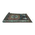 thumbnail image 2 of Ahgly Company Indoor Round Abstract Light Blue Contemporary Area Rugs, 3' Round, 2 of 4
