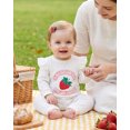 thumbnail image 3 of Baby Girl Clothes 3‑Pack Long Sleeve Romper Infant Girls 3PCS Ruffle Ribbed Bodysuit 0-18 Months Girl Clothes Red, 3 of 7
