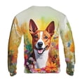 thumbnail image 2 of Welcome Spring Summer Basenji Portrait Flower Blue Sky All Over Print 3D Sweatshirt Unisex Merch African Barkless Dog Lover - 12001, 2 of 6
