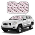 thumbnail image 4 of Bingfone Pineapple Flamingo Car Windshield Sunshade,Sun Foldable Sun Shield Sun Visor for Car - Medium, 4 of 8