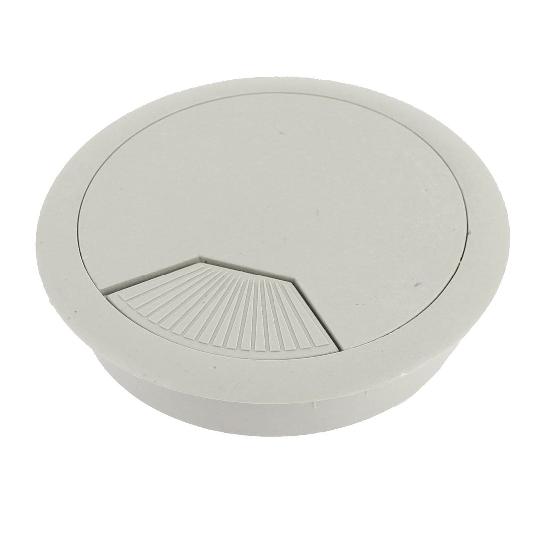 Plastic 80mm Round Computer Desk Wire Cable Hole Cover Grommet