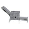 thumbnail image 6 of Elle Decor Vallauris 5-Piece Outdoor Reclining Chair Set Grey, 6 of 8