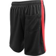 thumbnail image 3 of Hat and Beyond Men's Athletic Stripe Track Shorts with Drawstring, 3 of 5