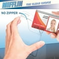 thumbnail image 3 of Mifflin-USA Card Protector (4x3 Inch, Clear, Bulk 50 Pack) Quick Load Horizontal No Zipper Name ID Badge Holder, 3 of 5