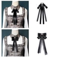 thumbnail image 2 of Ywmsfl Floral Bow Tie Shirt Collar Pin Brooches for Female Ribbon Bow Tie Collar Brooch for School Uniforms Decorations, 2 of 10
