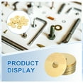 thumbnail image 3 of Uxcell Brass Flat Washer, 5/8" OD x 3/16" ID x 1mm Fenders Washers Assortment M5 Washer for Bolts,18 Pack, 3 of 6