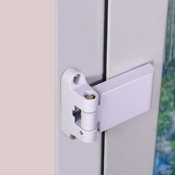 Aluminum Alloy Casement Door Hinge White Left Right Opening Heavy Duty Security Hinge for Plastic Steel Doors