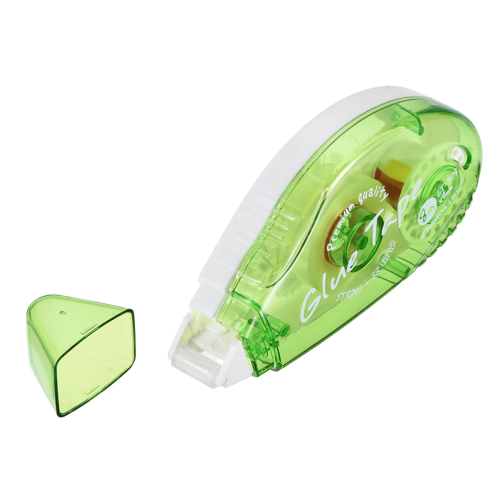 Uxcell DoubleSided Tape Roller Runner Permanent Adhesive Green 26ft