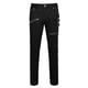 thumbnail image 1 of Pantalónes PaHombres Delgado Plano Cinco Bolsillos Hebillas CremalleDeco Pantalones Elástico De Algodón Negro 28, 1 of 6