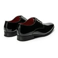 thumbnail image 2 of BURUDANI Men's Faux Patent Leather Tuxedo Dress Shoes Classic Lace-up Formal Oxford, 2 of 5