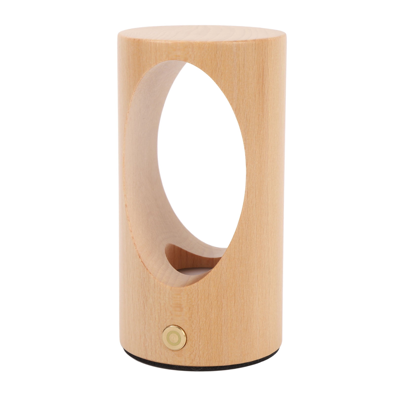 Household Organizer Baby Night Light, LED Bedside Lamp Touch Control Decor Wooden for Bedroom