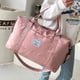 thumbnail image 1 of Bolsa De Viaje Bolso de lona unisex de moda Bolso de gimnasio con cremallera informal para hombres y mujeres (rosa), 1 of 9