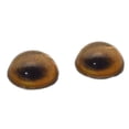 thumbnail image 2 of High Domed Brown Lion Glass Eyes, 2 of 5