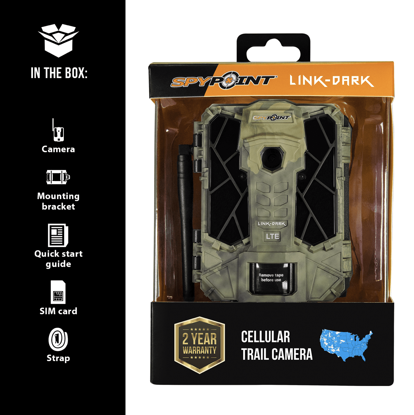 spypoint link dark cellular trail camera