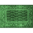 thumbnail image 1 of Ahgly Company Indoor Rectangle Persian Emerald Green Traditional Area Rugs, 8' x 10', 1 of 4