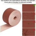 thumbnail image 6 of 37.5mm x 2m Flat Leather Cord 1.2mm Thick Full Grain Genuine Leather Strap Strips Lychee Grain Threads Rope Strings for DIY Crafts Belt Necklace Bracelet Jewelry Making Braiding Supplies, 6 of 9