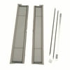 ODL Brisa Standard Double Door Single Pack Retractable Screen for 80" In-Swing or Out-Swing Doors, Sandstone