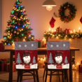 thumbnail image 4 of Universal Elastic Spandex Dining Chair Slipcovers Washable Reusable Stretchable Decorative Fitted Covers for Banquet Wedding Holiday Party Events, 4 of 5