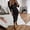 Black, variant on Women's Casual Dress Long Sleeve V Neck Knitted Pencil Dress Full Length Ladies Party Dress Brown L
