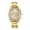 Gold, variant on Women's Business Steel Band Diamond-Studded Watch Fake Three-Eyed Quartz Hand