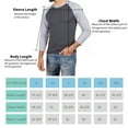 thumbnail image 6 of Men's Long Sleeve Crew Neck Baseball Shirt, Casual Dynamic Cotton Raglan T Shirts, Royal Blue/White L, 1 Count, 1 Pack, 6 of 7