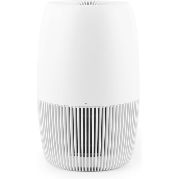 Air Purifier for Home Office, Desktop Cleaner Removes Allergies, Smoke, Dust, Pollen, Pet Dander, Odor, Germs, Mold, Pearl White