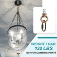 thumbnail image 5 of 1 Pack M10 Lifting Eye Nut Kit, Bolt Screw Ring, 132 lbs Red Bronze, 5 of 7