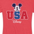 thumbnail image 3 of Disney - Americana - Mickey Usa - Women's Short Sleeve Graphic T-Shirt, 3 of 5