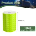 thumbnail image 2 of Uxcell Reflective Tape Strong Adhesive Safety Warning Reflector Tape, Waterproof Conspicuity for Trailers Trucks Fluorescent Green 32.8 Feet x 4 Inch, 2 of 6