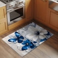 thumbnail image 2 of Rectangle Rug 2x3ft Area Rug,Spring Garden Booming Floral Area Rugs for Living Room Bedroom,Elegant White Blue Flower Floor Mat Non-Slip Non-Shedding Carpet Indoor Accent Rugs, 2 of 9