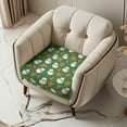 thumbnail image 2 of Renewold Snowman Gingerbread Man Green Stretch Sofa Cushion Cover Chair Sofa Slipcover Armchair Cushion Cover Furniture Protector Non-Slip Sofa Seat Cover with Elastic Bottom, S, 2 of 5