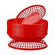 thumbnail image 4 of Oval Food Baskets for Bread, Fries, Chicken, Hot Dogs - Retro Storage Bins for Picnic and Kitchen Use, 4 of 5