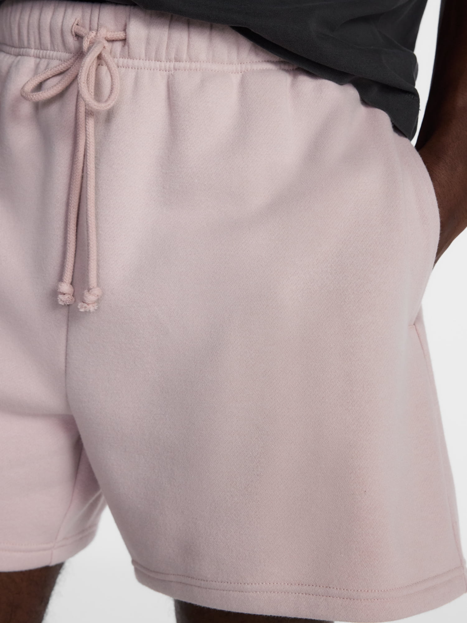 No Boundaries Fleece Jogger Shorts, 6" Inseam, Men's Sizes XS-5XB