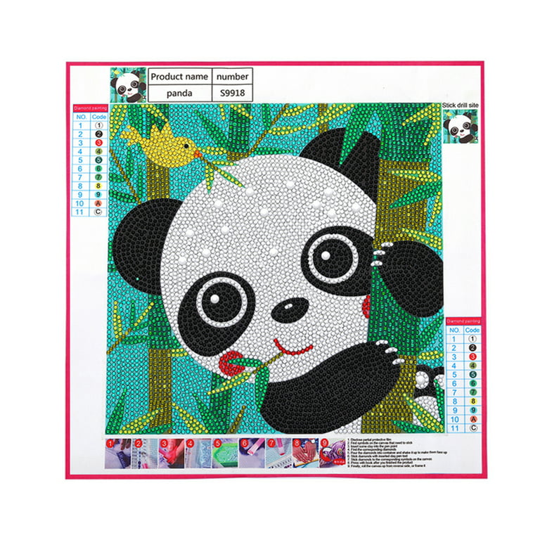 Red Panda And Girl 5d Diy Ab Diamond Painting Kits Cute Animal Cross Stitch  Rhinestone Mosaic Art Craft Home Decoration Kid Gift - Diamond Painting  Cross Stitch - AliExpress
