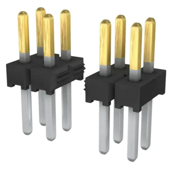 Pack of 4 TMM-112-01-L-D Connector Header Through Hole 24 position 0.079 (2.00mm) : RoHS