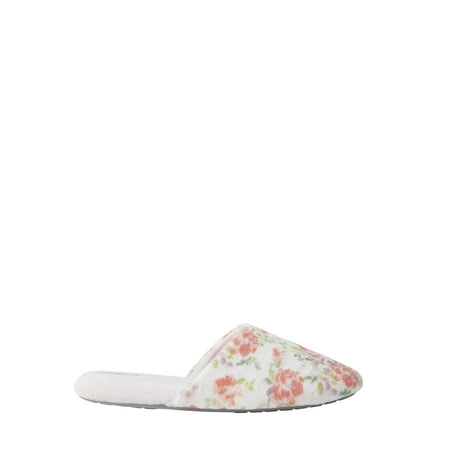 Dearfoams Womens Solid or Printed Scuff Slippers