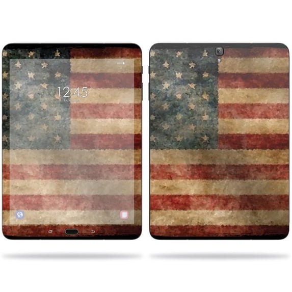 MightySkins SAGTABS3-Vintage Flag Skin for Samsung Galaxy Tab S3 2017 9.7 in. Sticker Wrap Cover Sticker - Vintage Flag