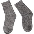 thumbnail image 3 of 5 Pairs Wool Socks for Women Gifts Winter Warm Thick Knit Cabin Cozy Crew Socks(NO.323), 3 of 6