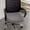 💖Dark Gray_Base#511, variant on Office Chair Seat Cover, Desk Chair Seat Slipcover Washable Polyester Fabric , Fits Most Dining and Computer Chairs