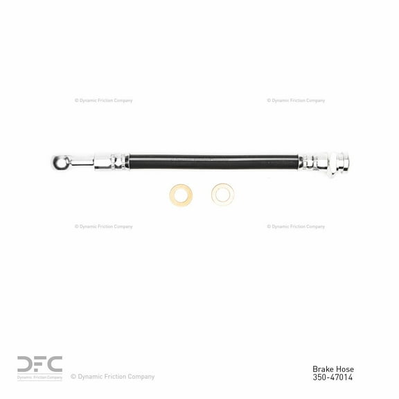 Dynamic Friction Company Brake Line Hose 350-47014 For 1989-1997 Geo Tracker, 1989-1998 Suzuki Sidekick, 1996-1998 Suzuki X-90, 1998 Chevrolet Tracker