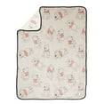 thumbnail image 2 of Winnie The Pooh Planted 46"x60" Plush Throw, 100% Microfiber, Kids Bedding, 2 of 5